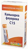 Калькареа флуорика С15, гомеопатический монокомпонентный препарат минерально-химического происхождения гранулы гомеопатические 4 гр, Буарон Лаборатория