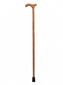 Трость опорная деревянная с пластмассовой ручкой Конус, Аверсус